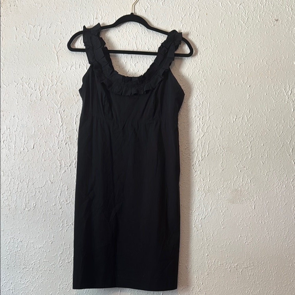 Banana Republic Black Sheath Mini Dress Scoop Neck Sleeveless